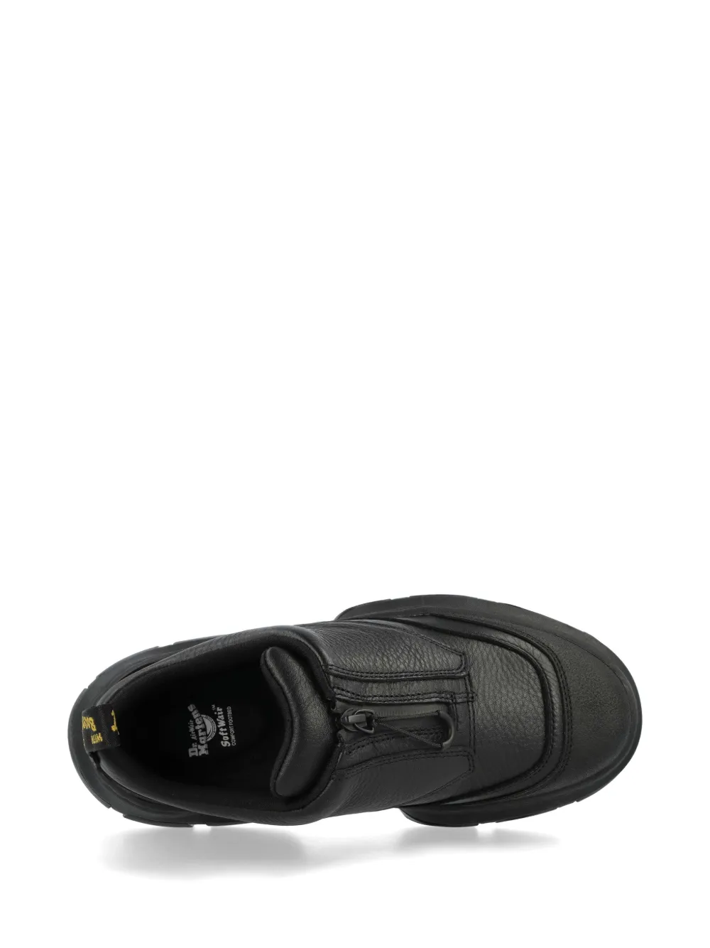 Dr. Martens DMXL leren schoenen met plateauzool en rits Zwart