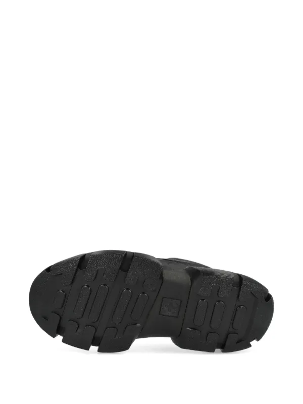 Dr. Martens DMXL ジップ プラットフォーム レザーシューズ | ブラック