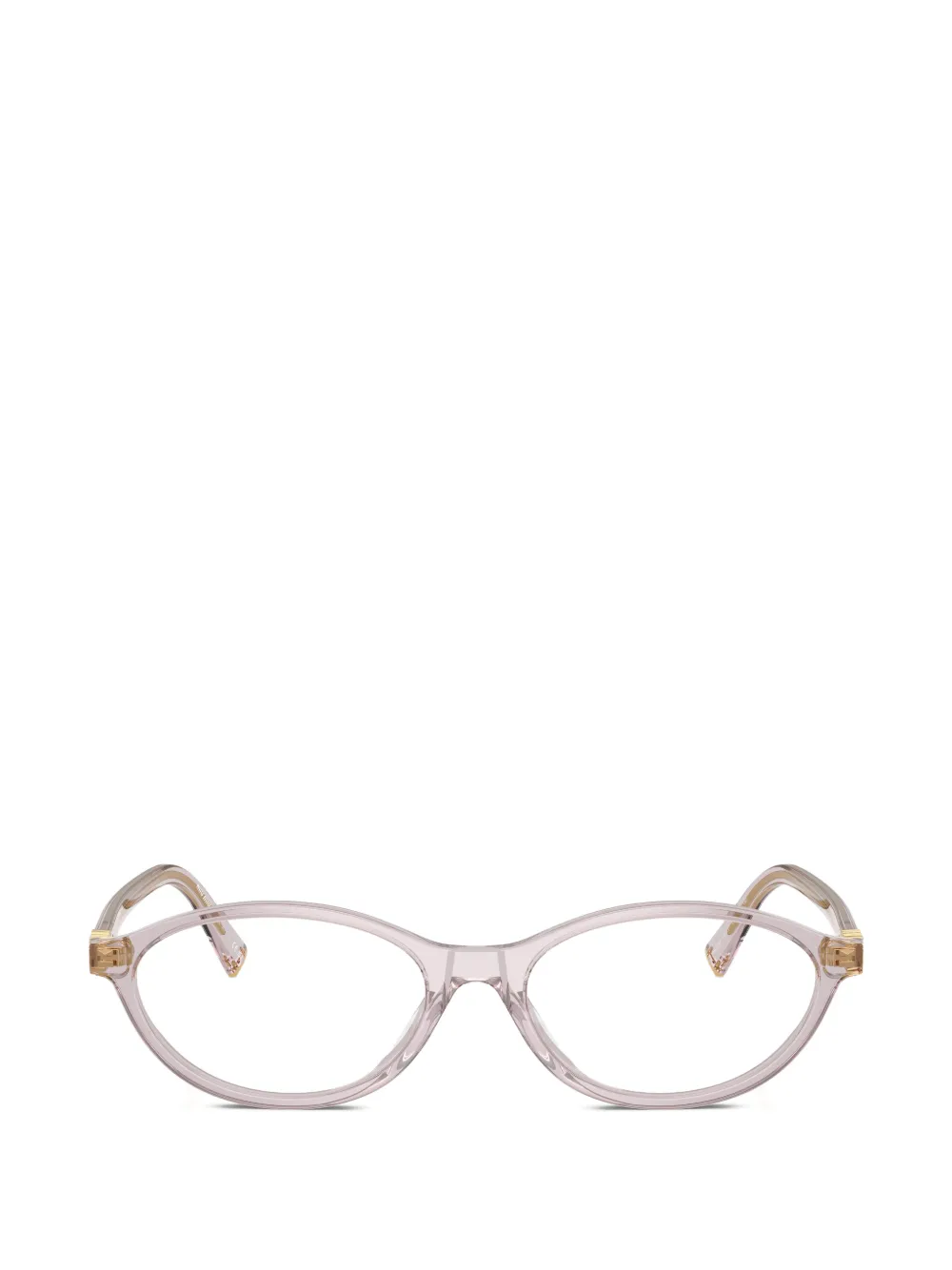 Miu Miu Eyewear logo-detail glasses - Rosa