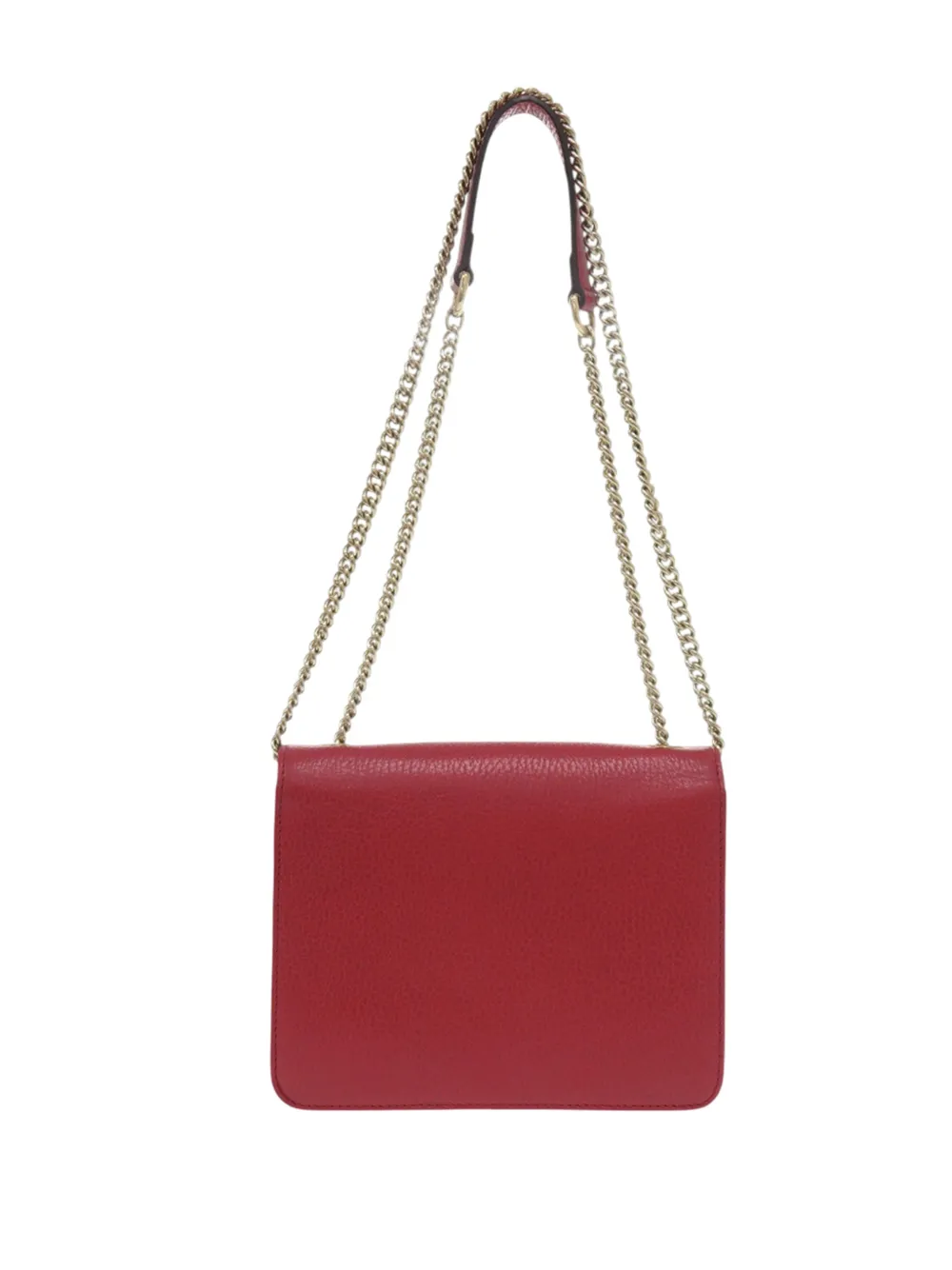 Gucci Pre-Owned 2000-2015 Small Dollar Calfskin Interlocking G crossbody bag - Rosso