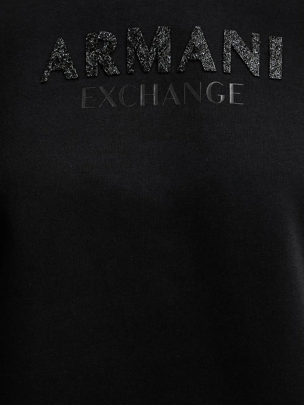 Armani Exchange Sweater met logo Zwart