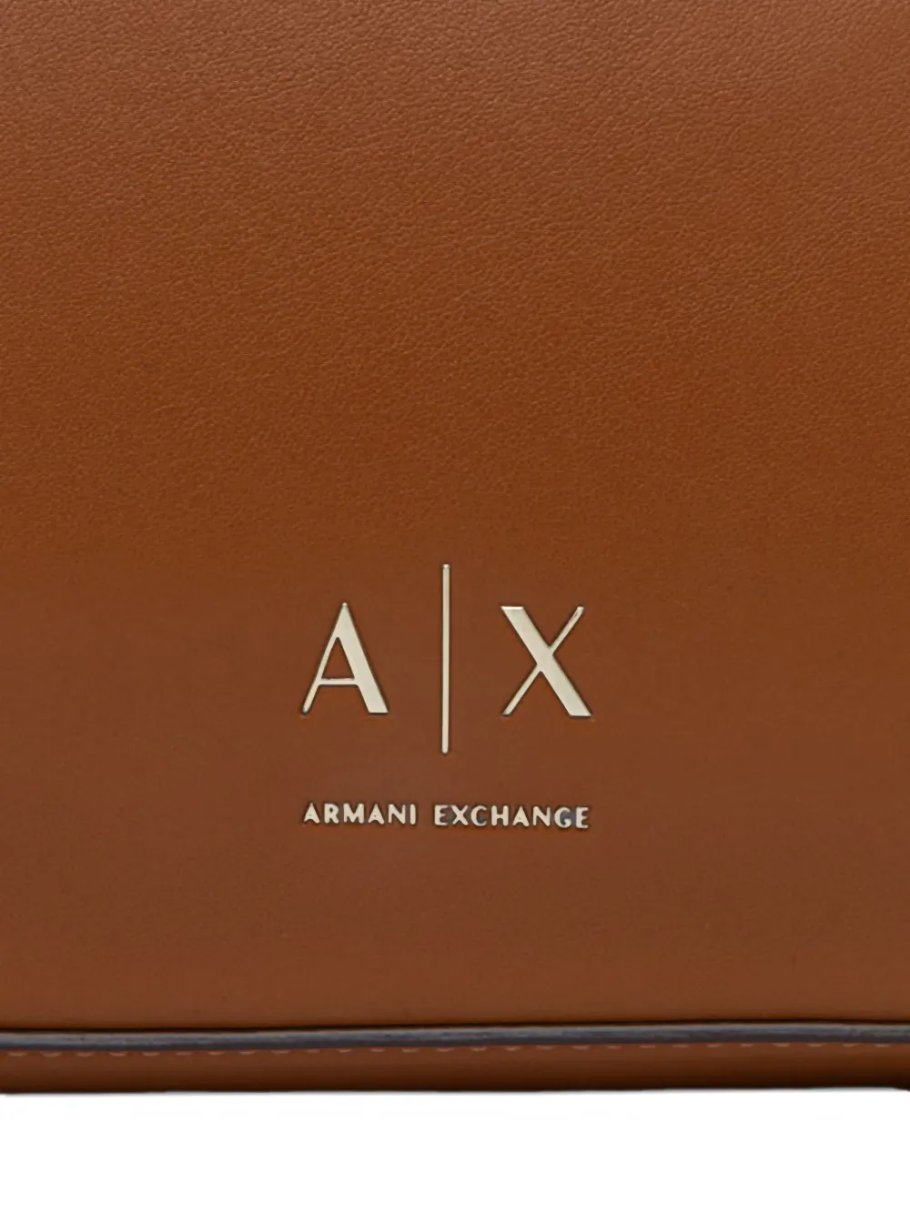 Armani Exchange Schoudertas met logoplakkaat Bruin