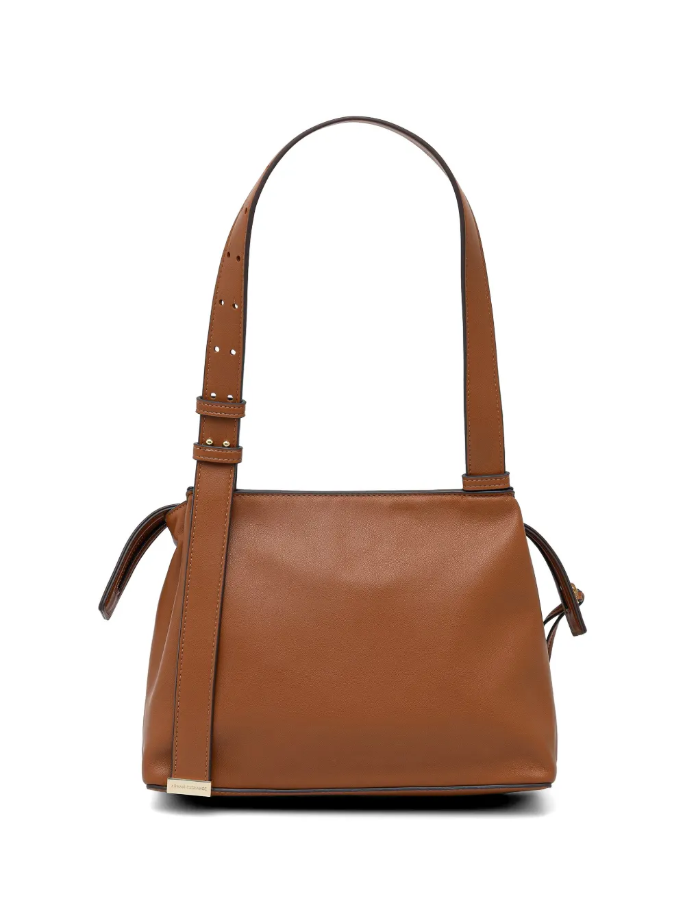 Armani Exchange Schoudertas met logoplakkaat Bruin