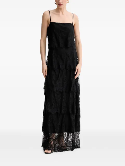 Aniye By robe longue Silva à volants superposés