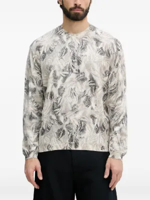 エムン　0513 Armani Exchange Embossed crew-neck Sweatshirt | Black | FARFETCH ZA