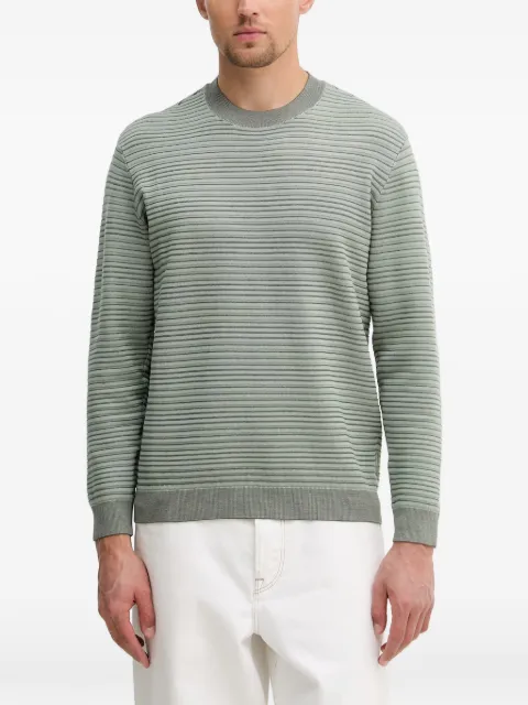Armani Exchange sudadera a rayas horizontales