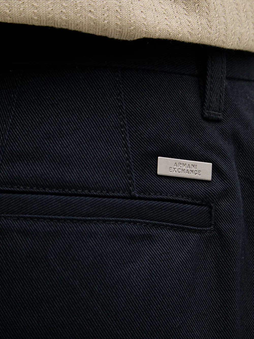 Armani Exchange Straight broek Blauw