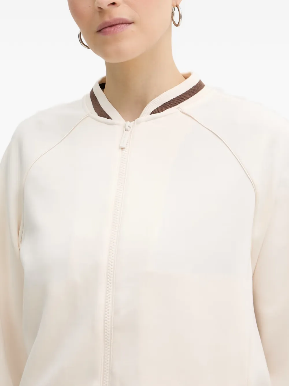 Armani Exchange Jack met geborduurd logo en gestreepte afwerking Wit