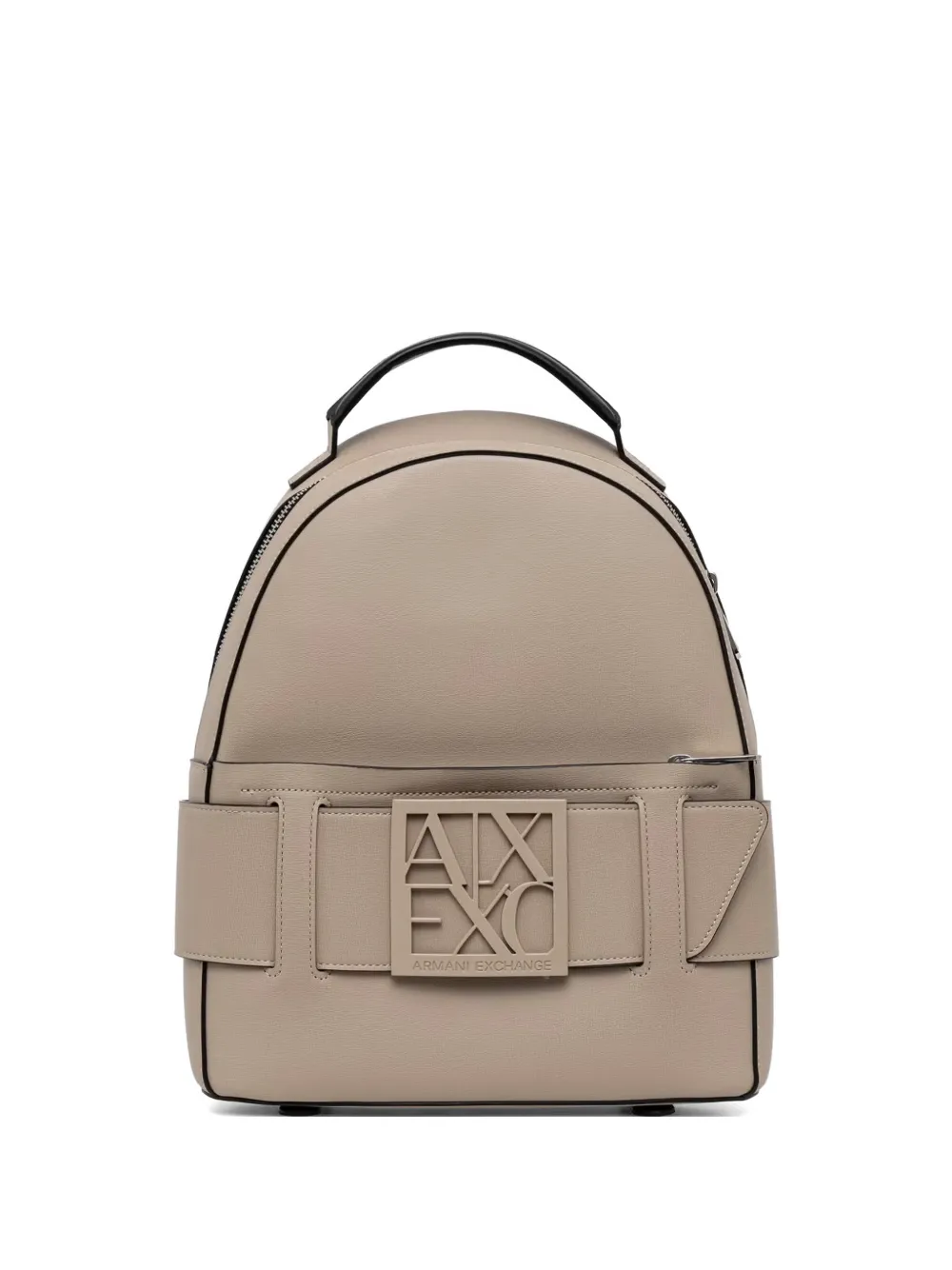 Armani Exchange logo-plaque backpack - Toni neutri