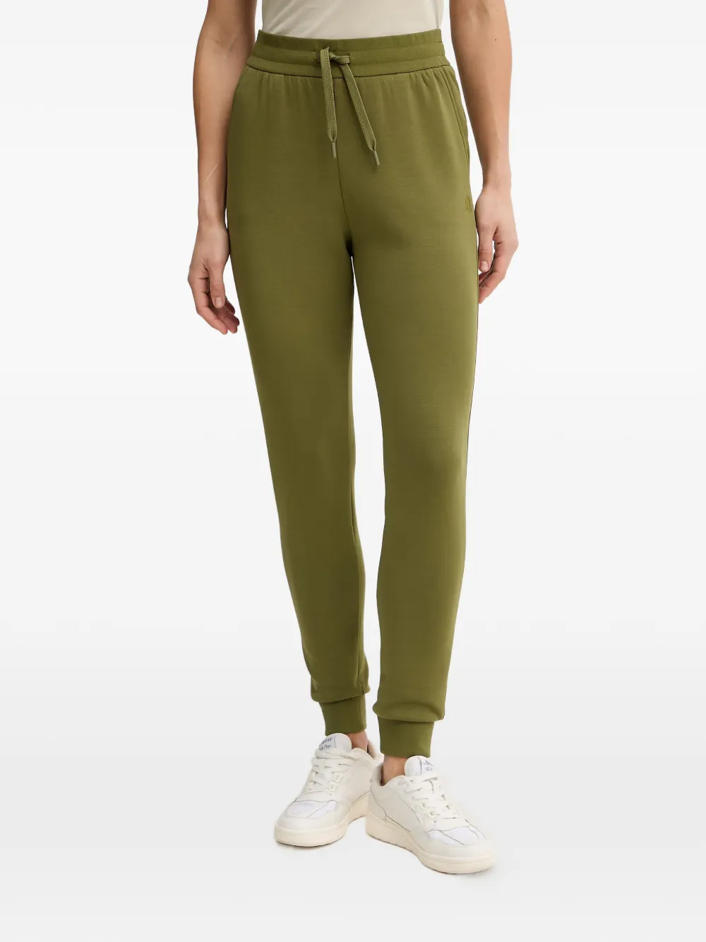 Armani Exchange drawstring-waist track pants - Verde