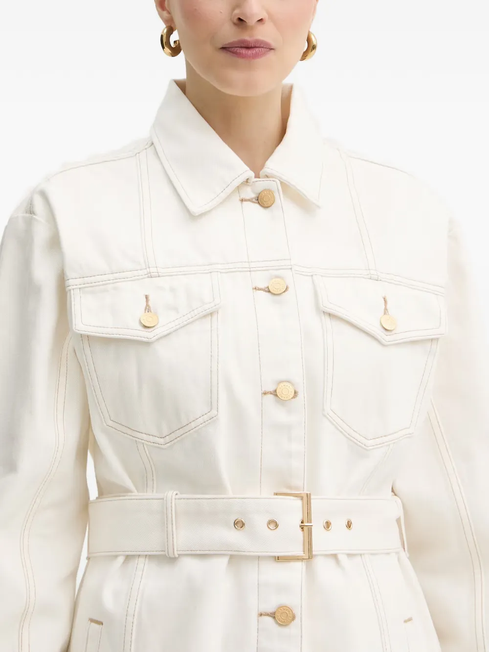 Armani Exchange Denim jack Wit