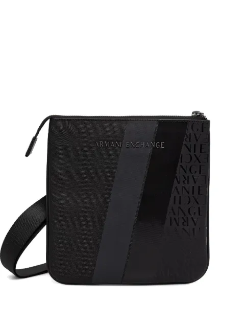 Armani Exchange logo-plaque messenger bag