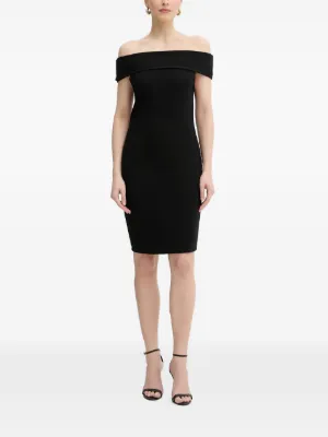 armani exchange cocktail dresses AX Armani Exchange Black Bandage Cocktail / Semi Formal Long Sleeve Dress Size 0