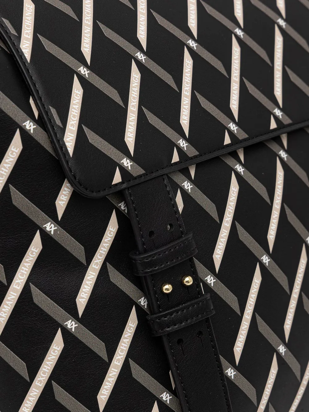 Armani Exchange Rugzak met logoprint Zwart