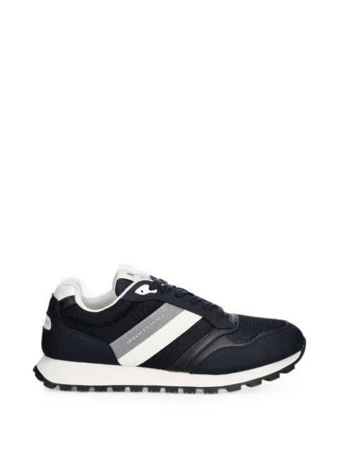 Armani Exchange logo-print panelled sneakers