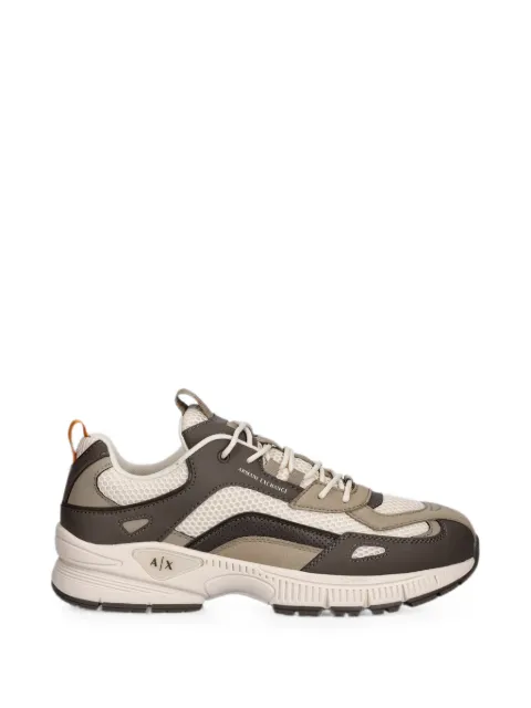 Armani Exchange panelled mesh sneakers