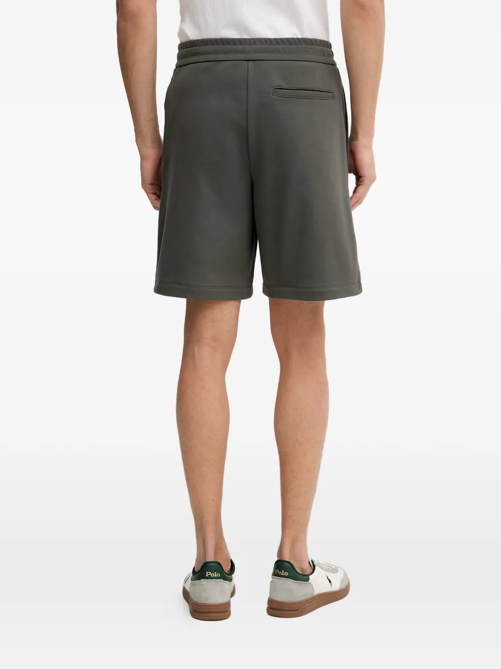 Armani Exchange Shorts met logoprint Groen