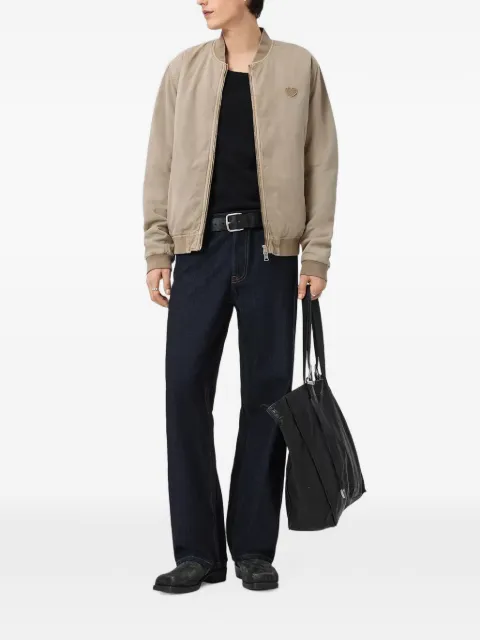 AllSaints Forres heart-patch bomber jacket