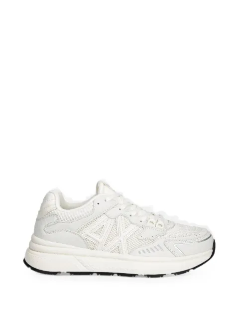 Armani Exchange logo-patch mesh sneakers