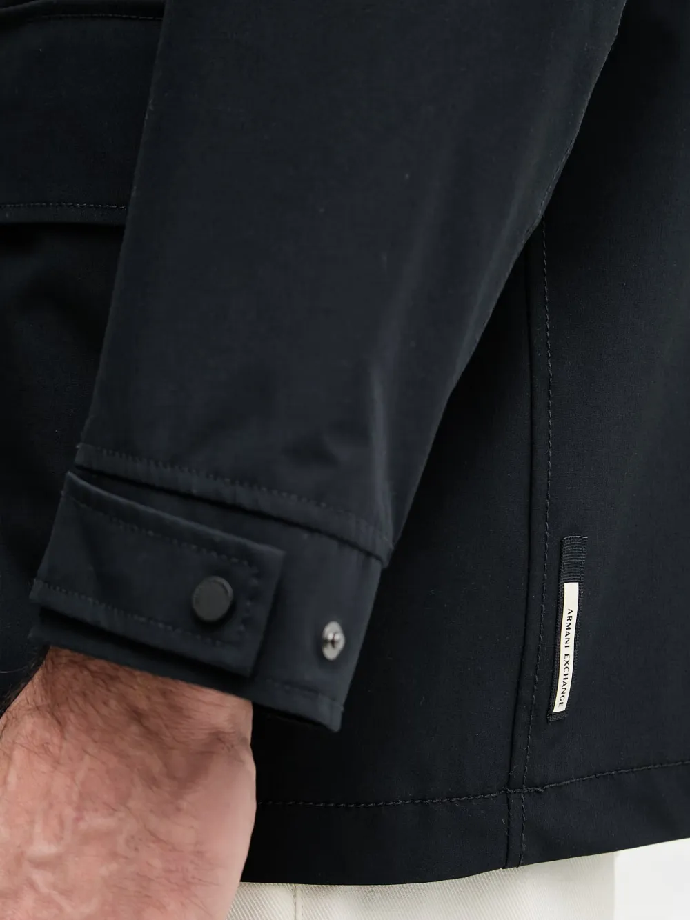 Armani Exchange Jack met capuchon Blauw