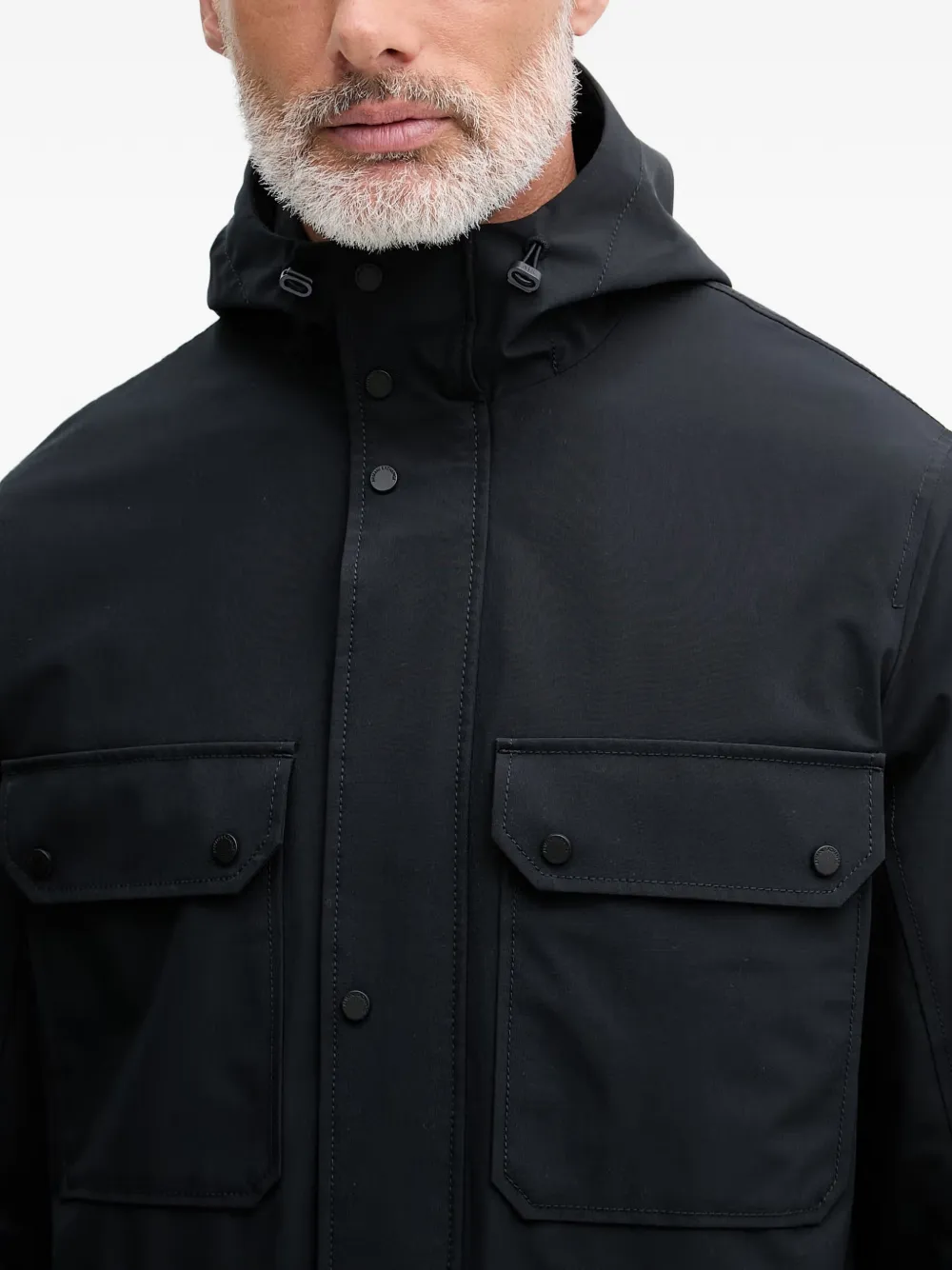 Armani Exchange Jack met capuchon Blauw