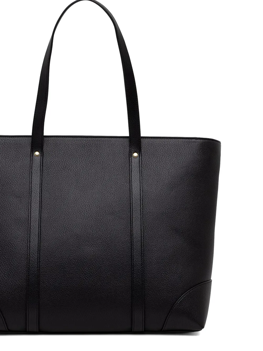 Armani Exchange Shopper met logoplakkaat Zwart