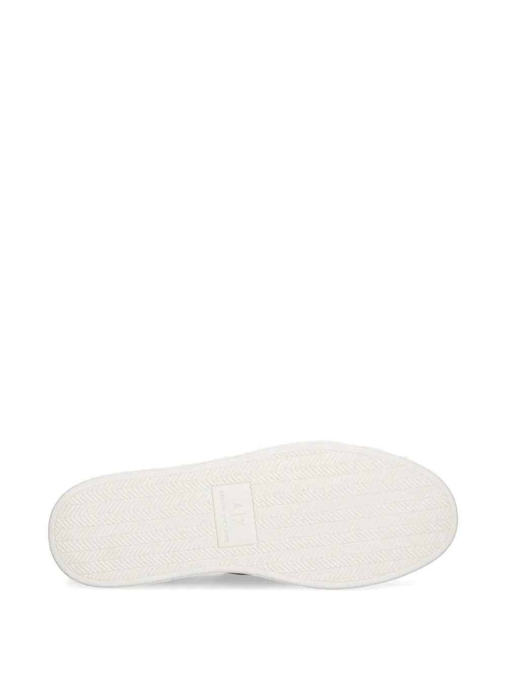 Armani Exchange logo-embossed slip-on sneakers Grijs