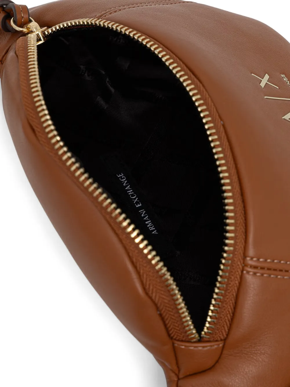 Armani Exchange Heuptas met logoplakkaat Bruin