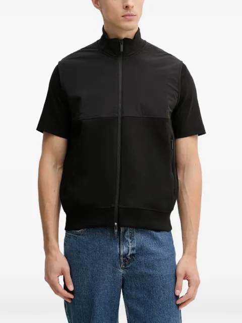 Armani Exchange panelled zip-up gilet