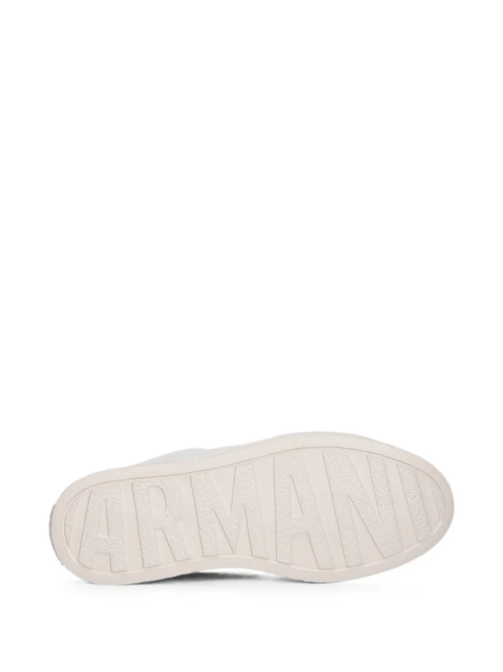 Armani Exchange logo-print panelled sneakers Wit