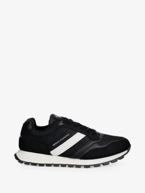 Armani Exchange logo-print panelled sneakers