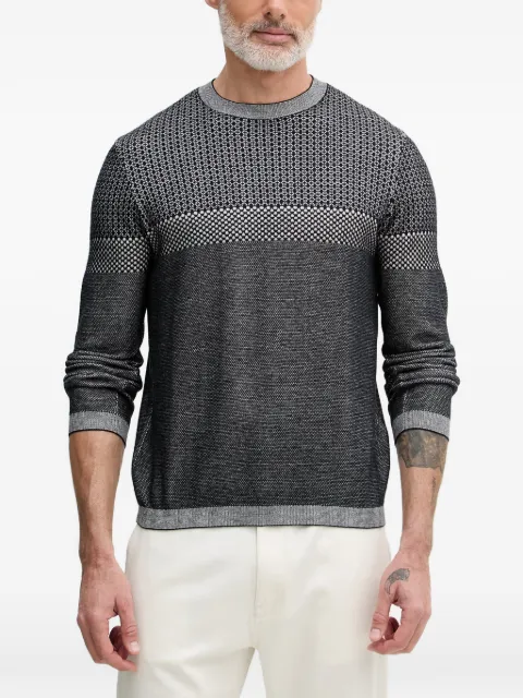 Armani Exchange jersey con motivo geométrico