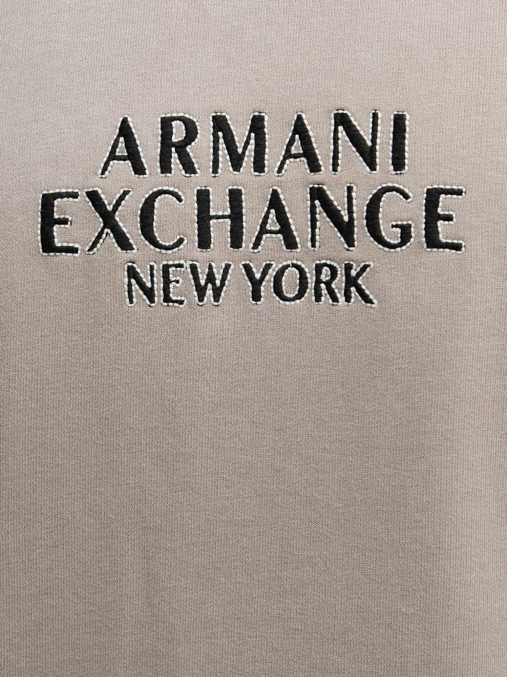 Armani Exchange Sweater met geborduurd logo Grijs
