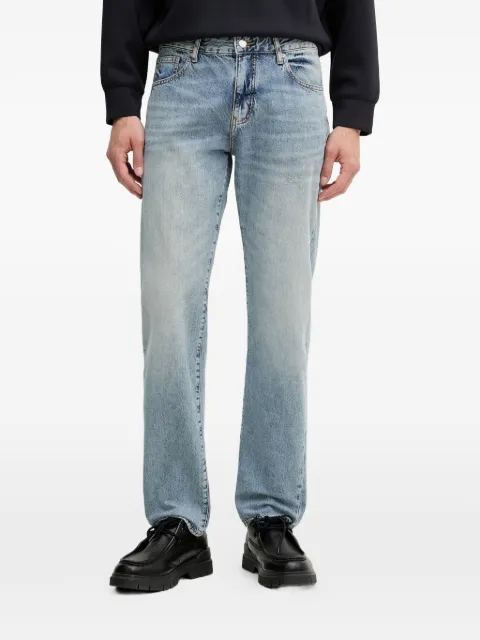 Armani Exchange jeans con efecto envejecido y efecto lavado