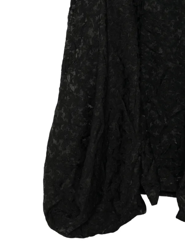 Black Comme Des Garçons ジャカード ドレス | ブラック | FARFETCH JP