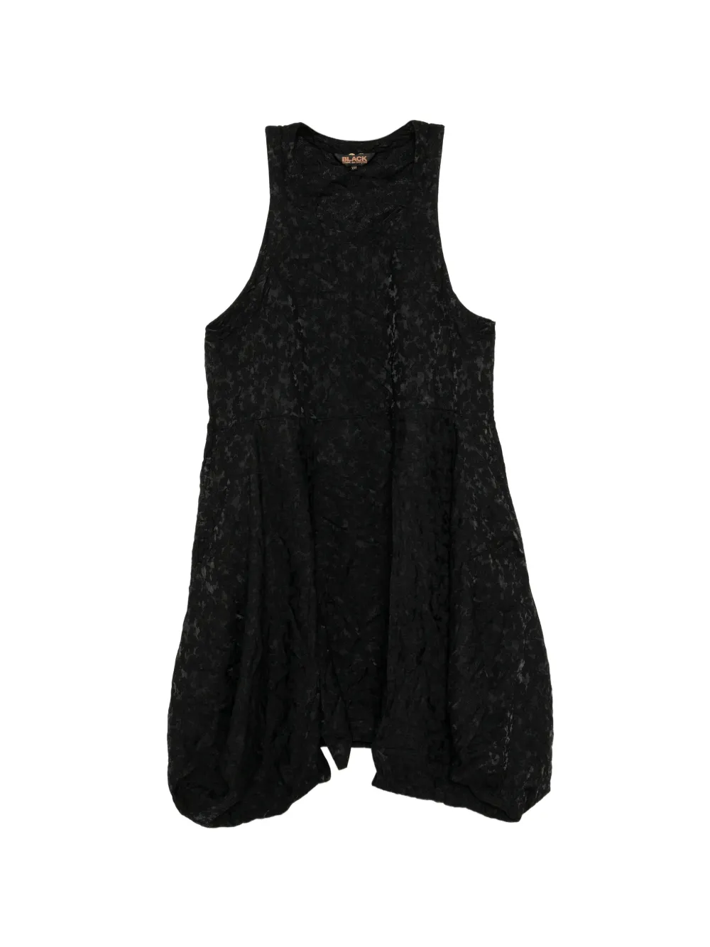 Comme Des Garçons Black jacquard-pattern dress - Nero
