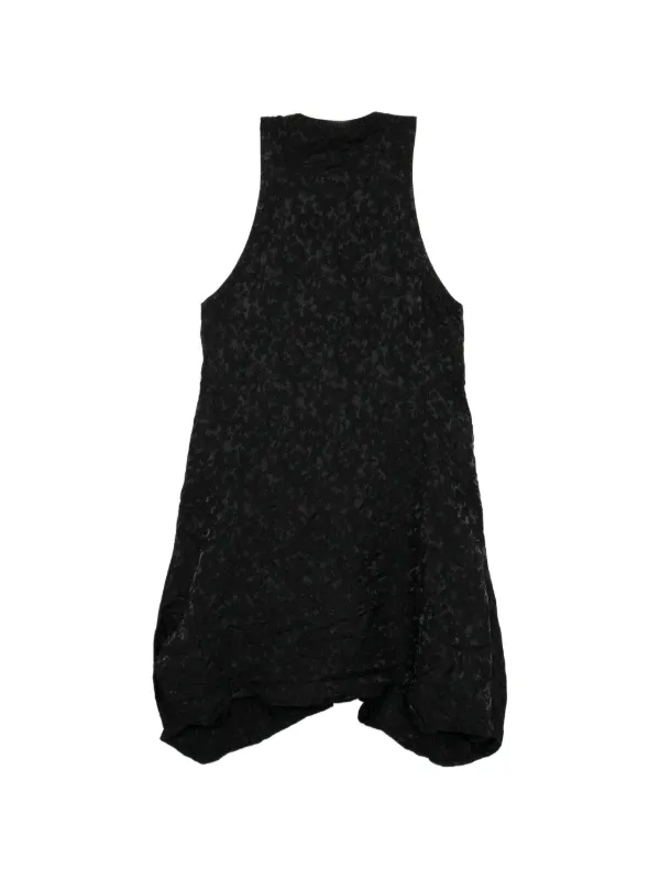 BLACK COMME des GARÇONS ノースリーブドレス S Black Comme Des Garçons ジャカード ドレス | ブラック | FARFETCH JP