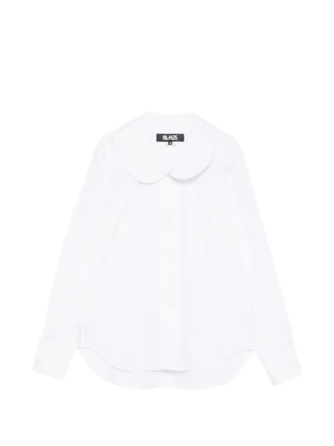 Black Comme Des Garçons Peter Pan collar shirt