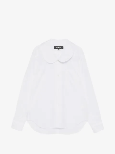 Black Comme Des Garçons Peter Pan collar shirt
