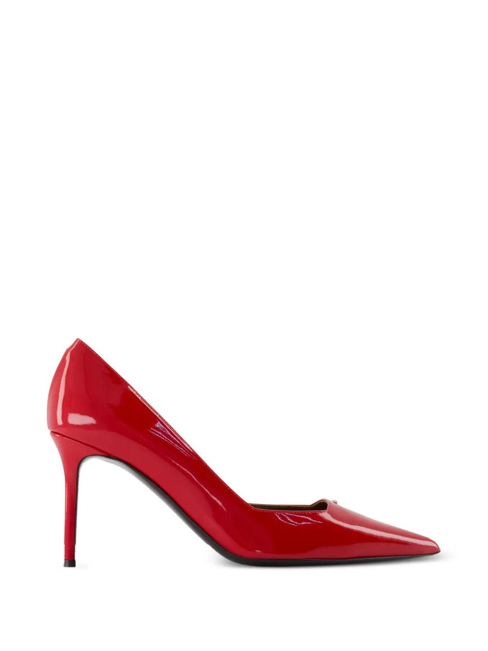 Giuseppe Zanotti Vague pointed leather pumps Rood