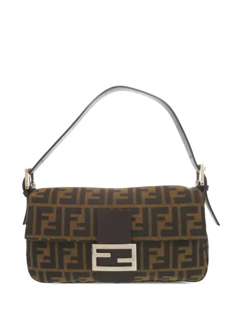 Fendi Pre-Owned 2000-2010 Zucca Canvas Baguette shoulder bag