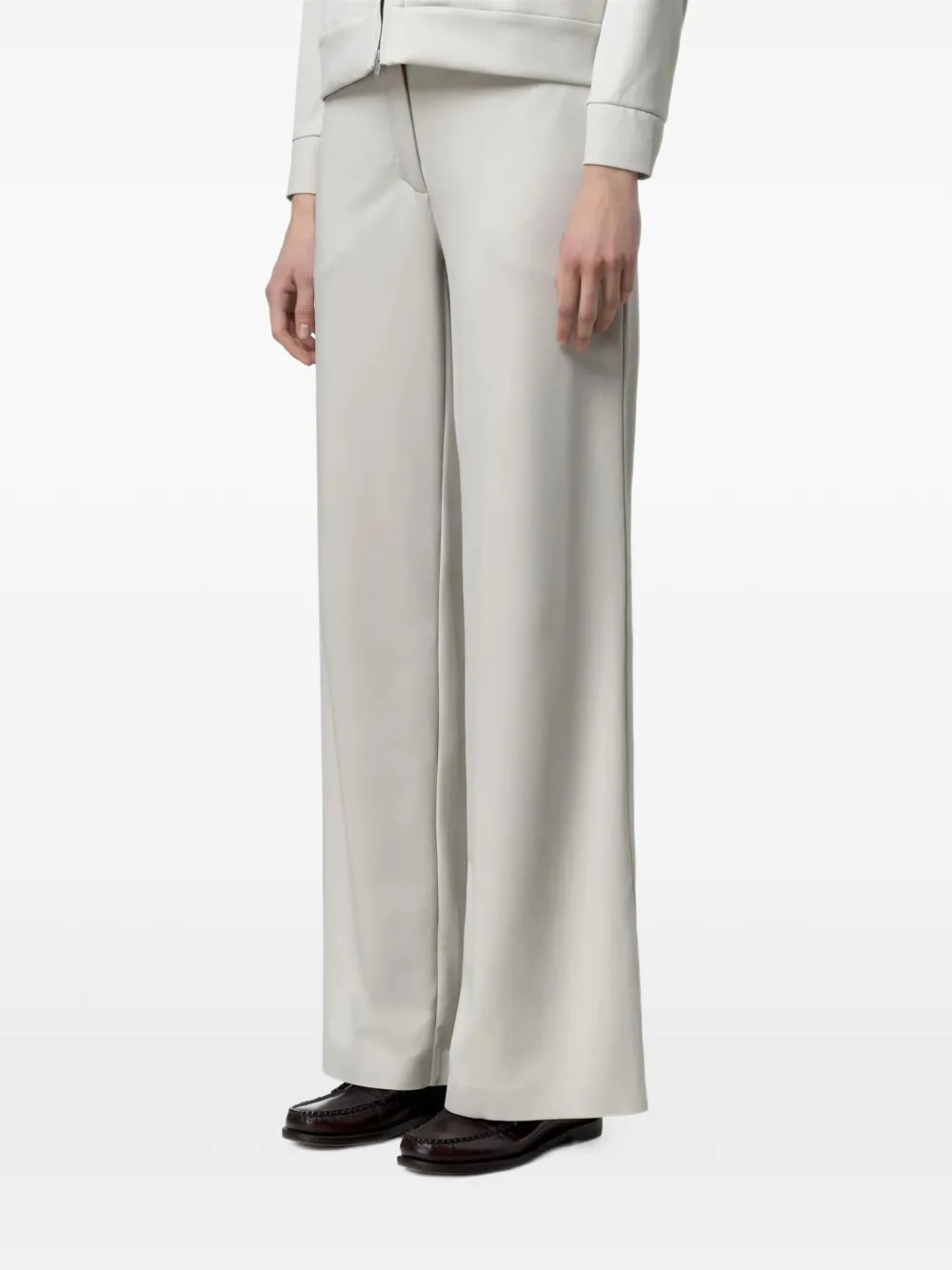 K-Way Jalle broek met wijde pijpen Beige