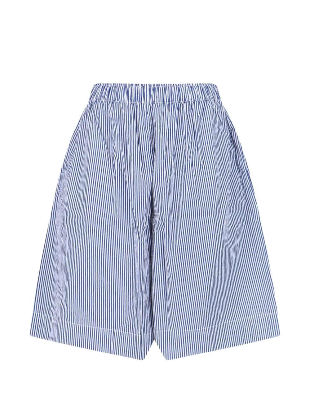 Daniela Gregis striped elasticated shorts - Blu