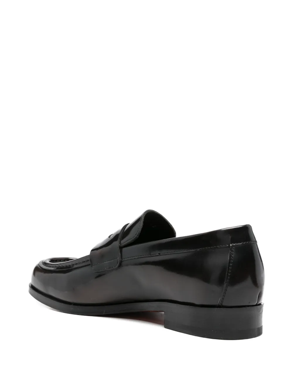 MORGILLO Leren loafers Zwart