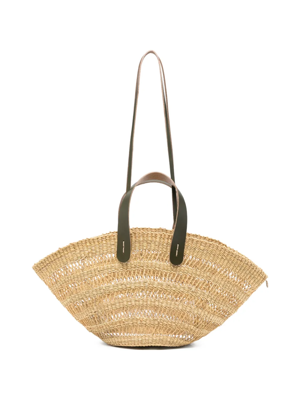 Muun Chantelle woven straw tote bag - Toni neutri