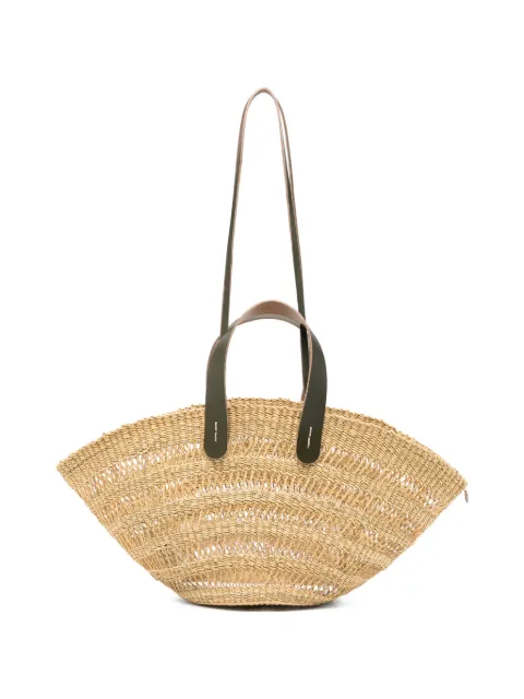Muun Chantelle woven straw tote bag