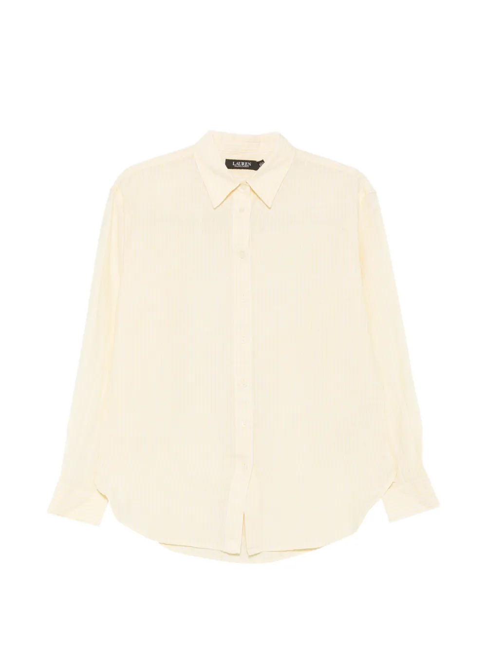 Lauren Ralph Lauren striped long-sleeve shirt - Giallo