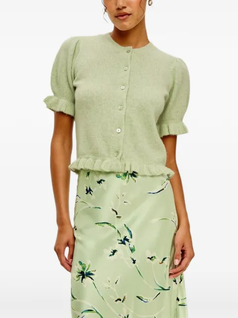 Rails Lora ruffled-sleeve cardigan