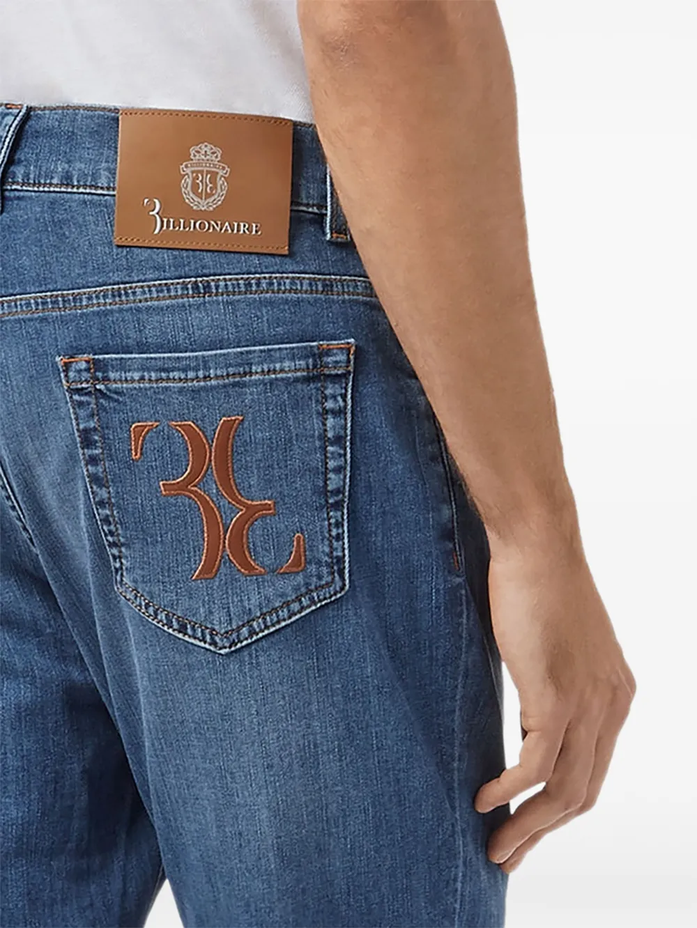Billionaire Jeans met knopen Blauw
