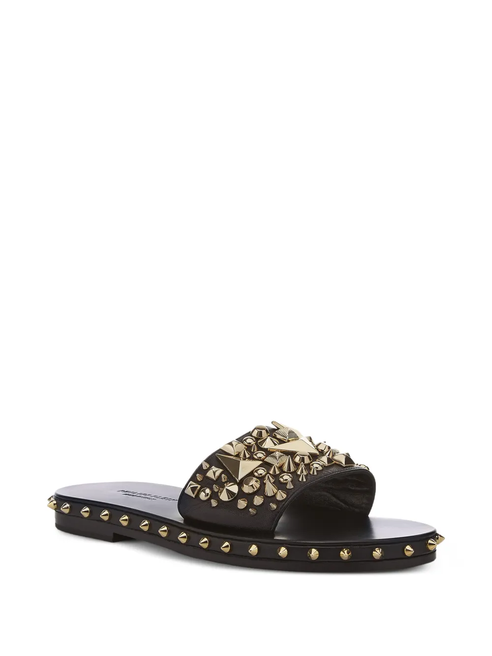 Philipp Plein Sandalen met studs Zwart